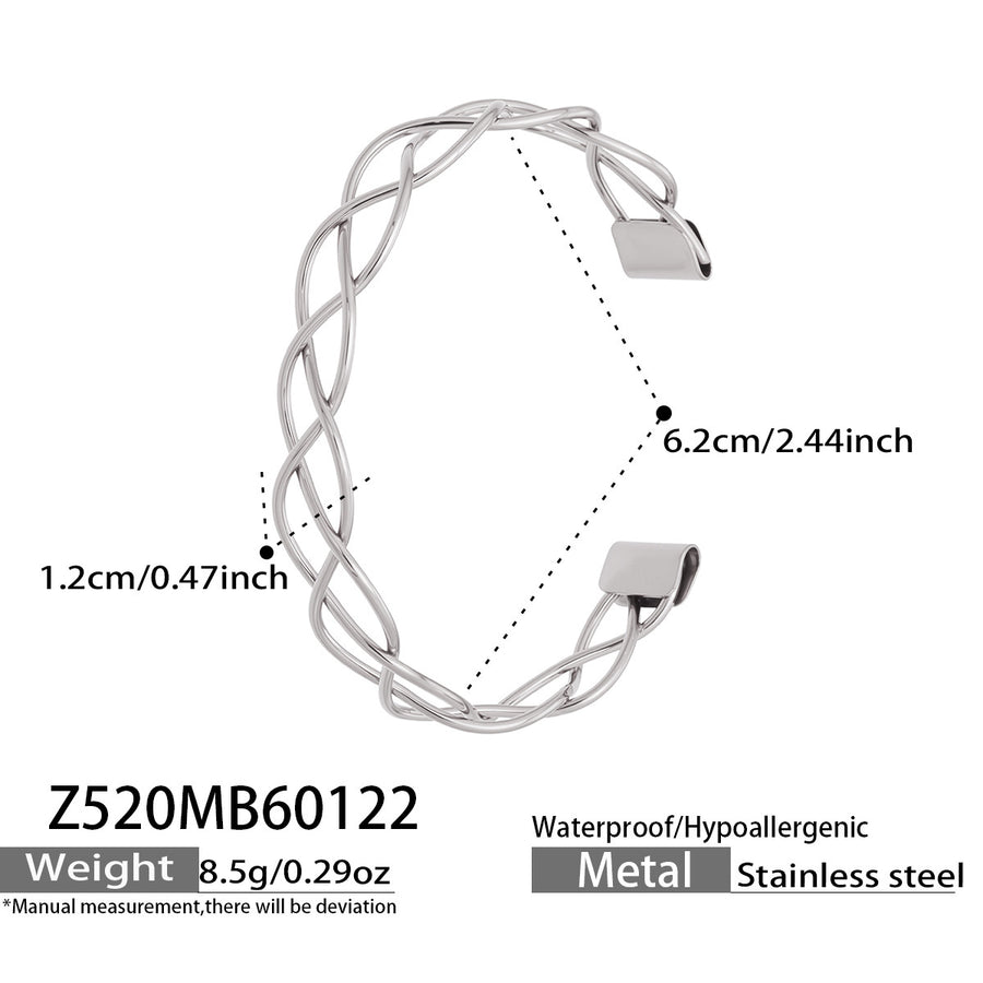 Simple Stylish and Personalized Stainless Steel Bracelet