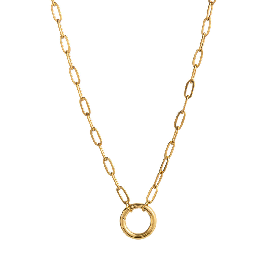 Womens Paperclip Snake Bone Basic Chain Bracelet