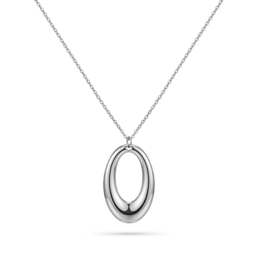 Womens Elegant Heart-Shaped Waterdrop Necklace - Stylish Jewelry