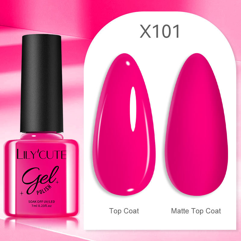 New Full Set of Gel Nail Polish for Women - Two Piece Set