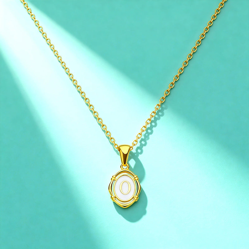 Affordable Luxury Gold 26-Letter Pendant Necklace for Women