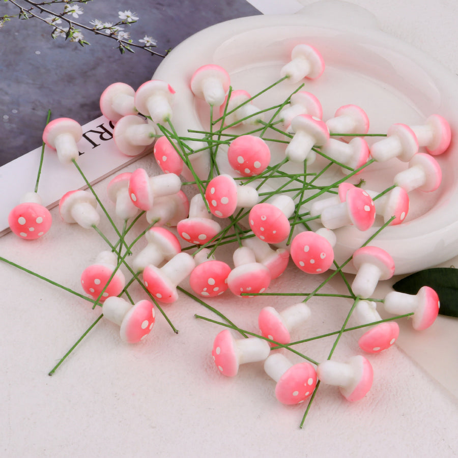 Colorful Mushroom Foam Ornament - Fun Home Office Accessories
