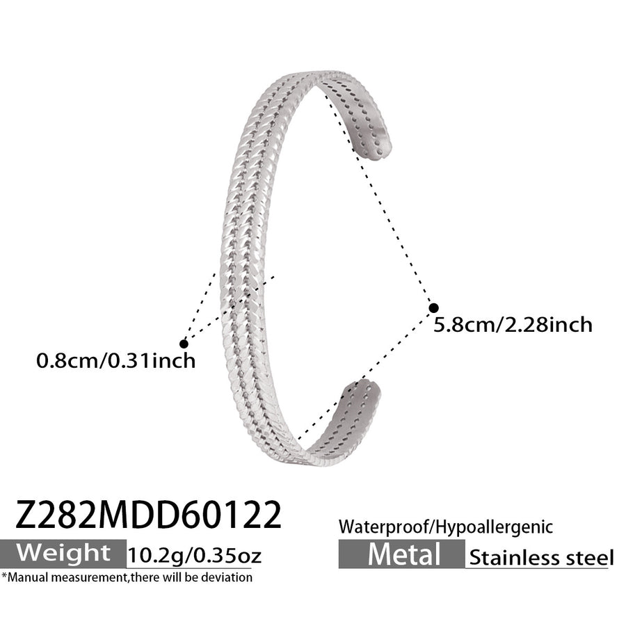 Simple Stylish and Personalized Stainless Steel Bracelet