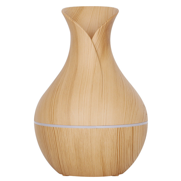 Colorful Transparent Mute Wood Grain Humidifier for Home Office