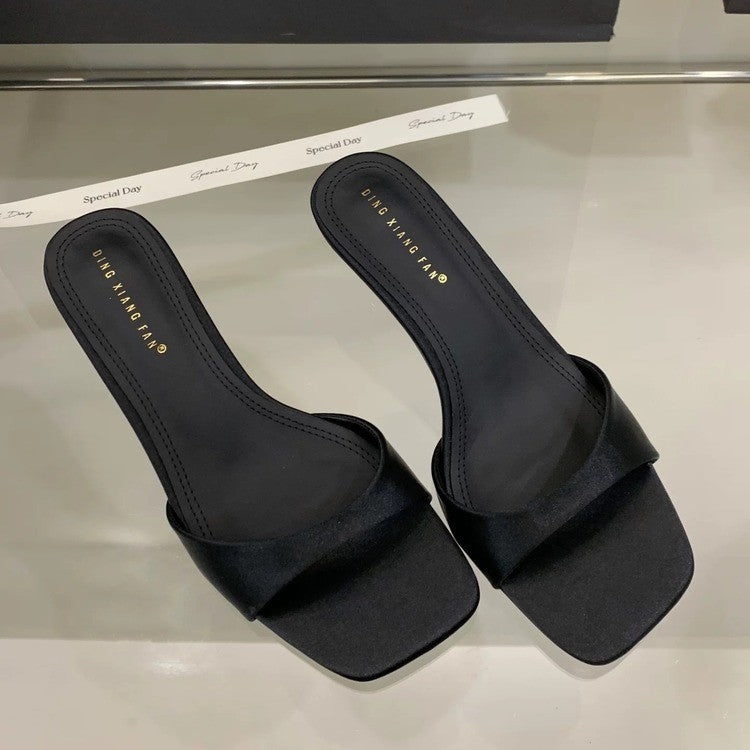 2026 Elegant Stiletto Slide Sandals for Women - Open Toe
