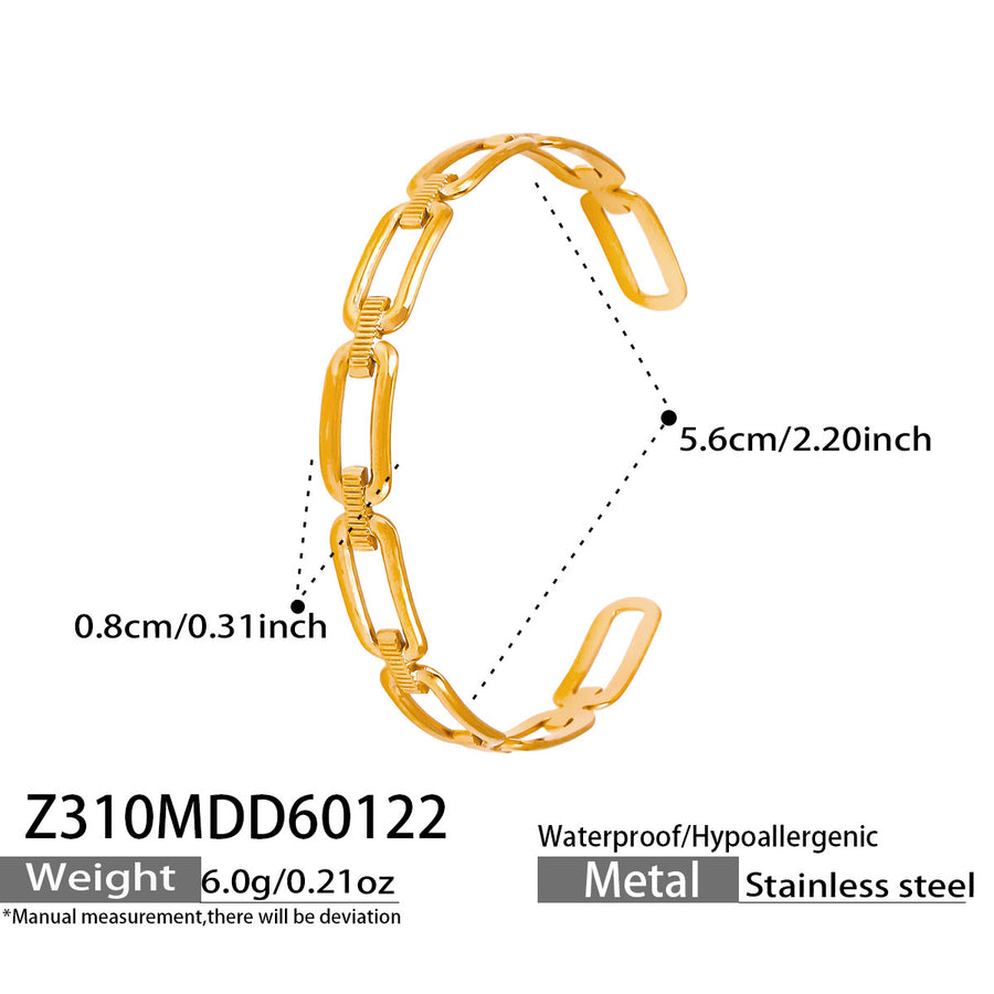 Simple Stylish and Personalized Stainless Steel Bracelet