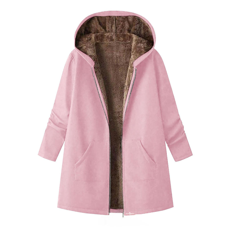 Stylish Vest With Hood Coat Print Dress - Women's Maxi Dress