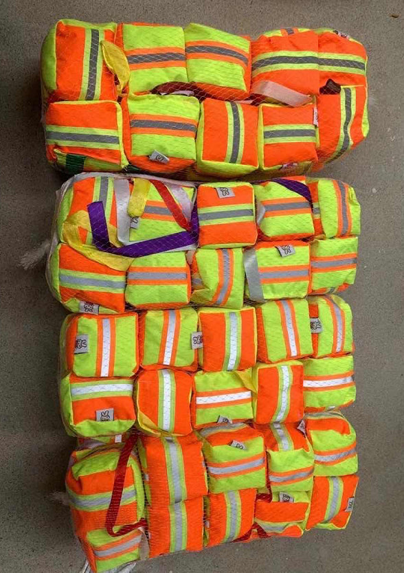 Reflective Rice Hull Sandbag - 10cm Oxford Cloth