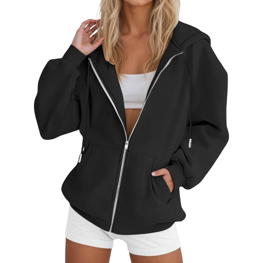 Laid-back Casual Figure-flattering Cardigan Top for Women