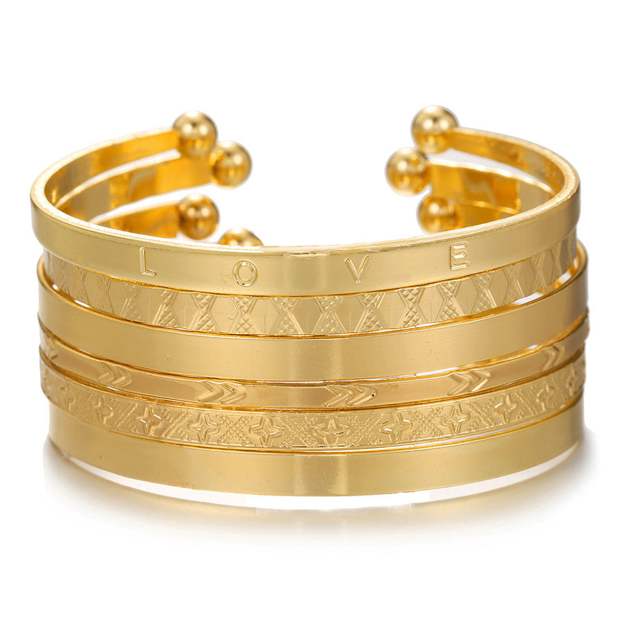 Bohemian Ethnic Style Gold Bracelet for Unique Flair