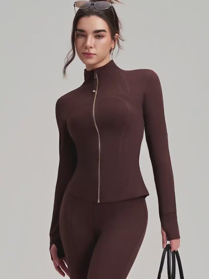New Women's Slim-Fit Sports Jacket - Premium Yoga Wear