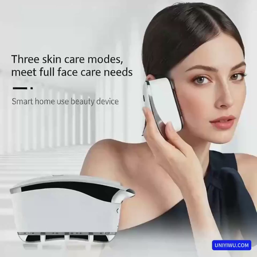 Portable LED Gua Sha Massager for Facial Lifting & Neck Relief