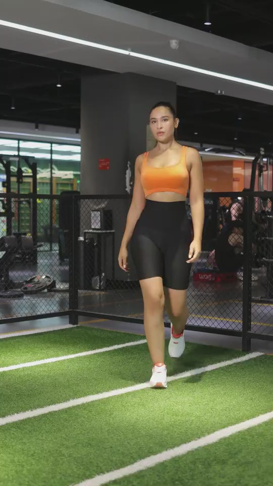 Plus Size Sauna Sweat Shorts for Women - Slimming Leggings