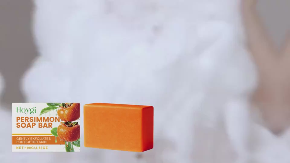 Persimmon Moisturizing Bath Soap for Relaxing Soaks