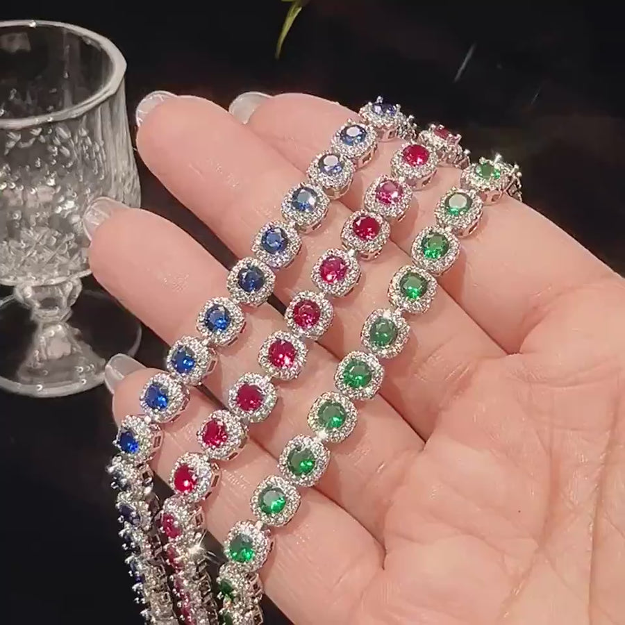2025 Zhuang Shengsheng Jewelry Retro Diamond Bracelet for Women