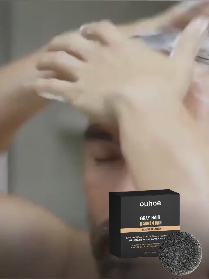 Black Hair Soap 55g - Nourish Your Hair Naturally