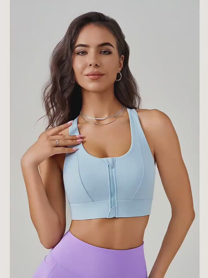 High Impact Back Support Yoga Bra for Spring & Summer